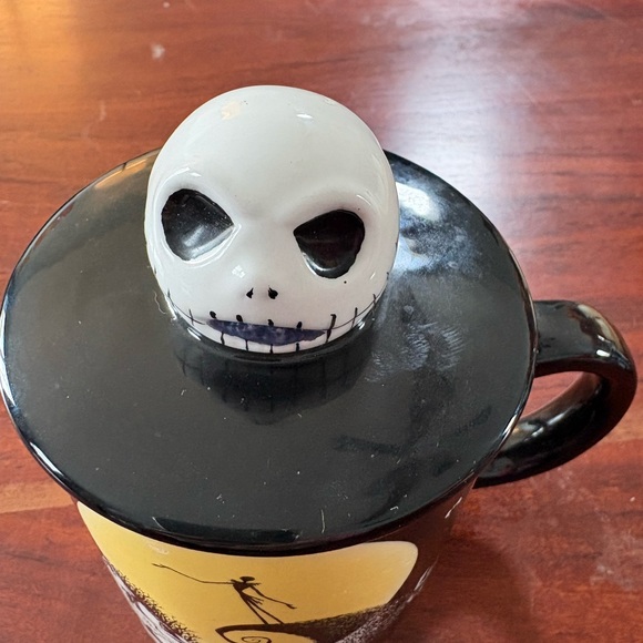 Disney The Nightmare Before Christmas Jack Skellington Ceramic Mug With Lid - Picture 3 of 8